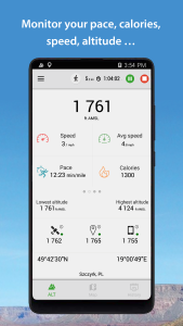 اسکرین شات 3 برنامه Altimeter