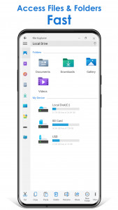 اسکرین شات 1 برنامه File Manager Computer Style