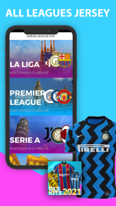 اسکرین شات 1 برنامه DLS kits- Dream League Kits 20