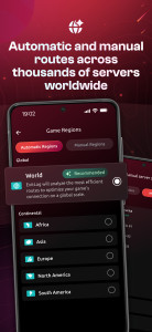 اسکرین شات 2 برنامه ExitLag: Fix Ping Mobile & Lag
