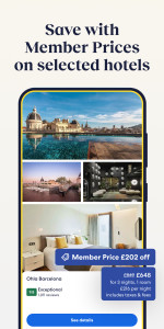 اسکرین شات 4 برنامه Expedia: Hotels, Flights, Cars