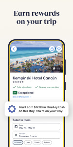 اسکرین شات 3 برنامه Expedia: Hotels, Flights, Cars