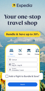 اسکرین شات 1 برنامه Expedia: Travel, Hotel, Flight
