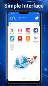 اسکرین شات 2 برنامه Web Browser & Explorer