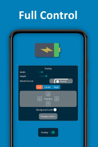 اسکرین شات 2 برنامه Notch Battery Bar Energy Ring