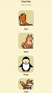 اسکرین شات 5 بازی Pixel Pals - Nav bar pets