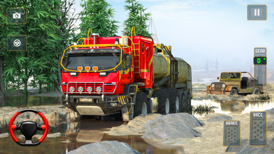 اسکرین شات 4 برنامه Offroad Mud Truck Driving Sim