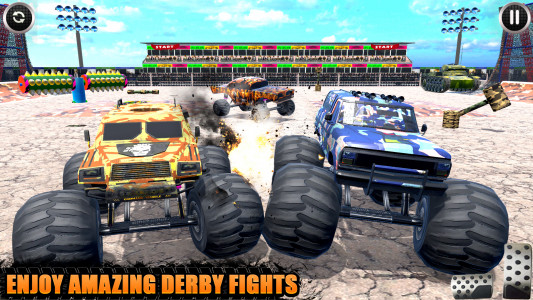 اسکرین شات 1 بازی Army Monster Truck Game Derby
