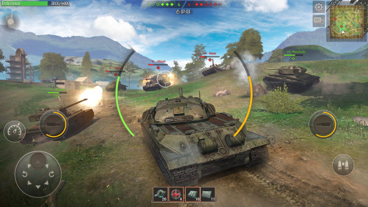 اسکرین شات 5 بازی Battle Tanks:Tanks War Game