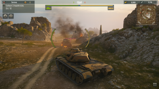 اسکرین شات 2 بازی Grand Tanks：Battle Tank Games