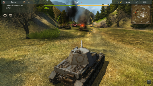 اسکرین شات 5 بازی Grand Tanks：Battle Tank Games