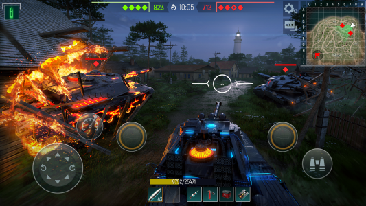 اسکرین شات 2 بازی Tank Force: War Tanks Games