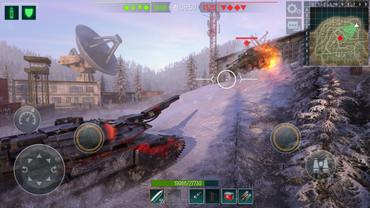 اسکرین شات 4 بازی Tank Force: War Tanks Games