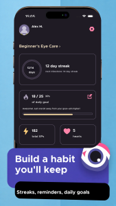 اسکرین شات 5 برنامه Eye Exercises: VisionUp