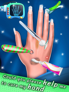 اسکرین شات 2 بازی Hand Skin Doctor Game