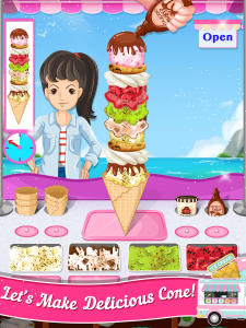 اسکرین شات 1 برنامه My Ice Cream Shop - Food Truck