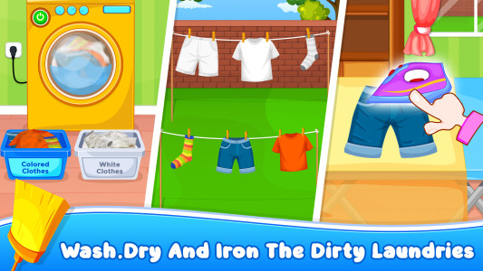 اسکرین شات 3 بازی Sweet House Cleaning Game