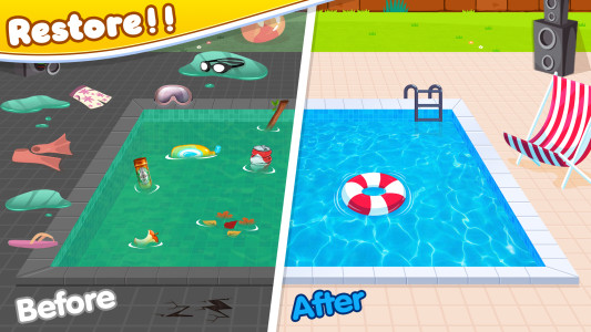 اسکرین شات 2 بازی Sweet House Cleaning Game
