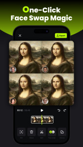 اسکرین شات 1 برنامه FaceSwapper: AI Swap Videos