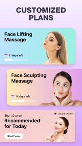 اسکرین شات 1 برنامه Face Yoga Exercise & Face Lift