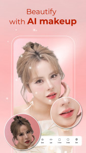 اسکرین شات 2 برنامه LuxeLook - AI Face Editor