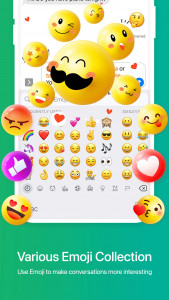 اسکرین شات 2 برنامه Faceboard: Font,Emoji Keyboard