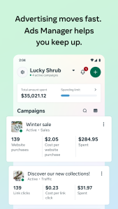 اسکرین شات 1 برنامه Meta Ads Manager