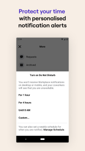 اسکرین شات 4 برنامه Workplace Chat from Meta