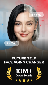 اسکرین شات 1 برنامه Future Self™: AI Face Aging