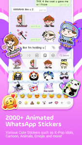 اسکرین شات 8 برنامه Facemoji Emoji Keyboard Pro