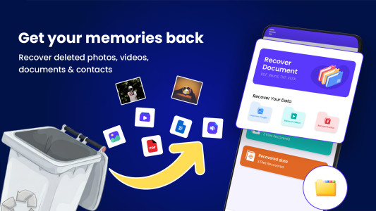اسکرین شات 1 برنامه Photo Recovery - File Recovery