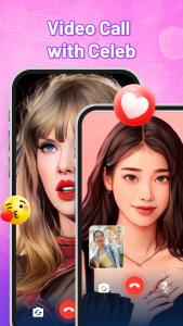 اسکرین شات 3 برنامه Prank Video Call & Fake Chat