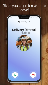 اسکرین شات 2 برنامه Fake Call - Prank