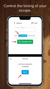 اسکرین شات 5 برنامه Fake Call - Prank