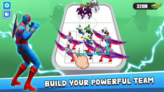 اسکرین شات 2 بازی Merge Master: Superhero Fight