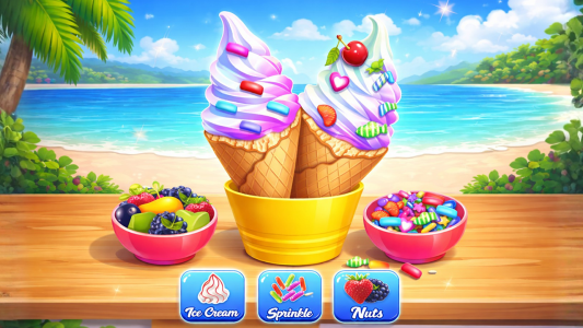 اسکرین شات 1 بازی Ice cream games DIY, ASMR