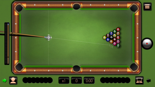 اسکرین شات 1 بازی Famobi's 8 Ball Billiards
