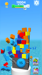 اسکرین شات 2 بازی Tower Crash 3D