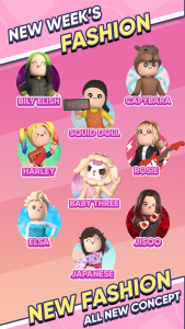 اسکرین شات 1 بازی Famous Fashion - Dress Up Game