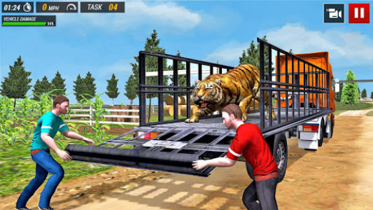 اسکرین شات 1 بازی Offroad Truck Animal Transport Games