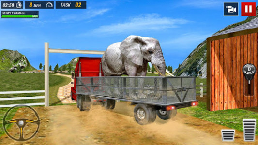 اسکرین شات 4 بازی Offroad Truck Animal Transport Games