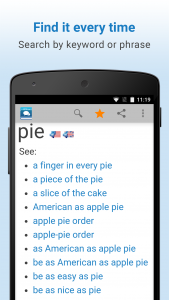 اسکرین شات 3 برنامه Idioms and Slang Dictionary