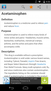 اسکرین شات 1 برنامه Medical Dictionary by Farlex