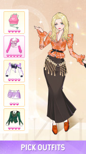 اسکرین شات 6 بازی Shining Me: Glow Idol Dress Up