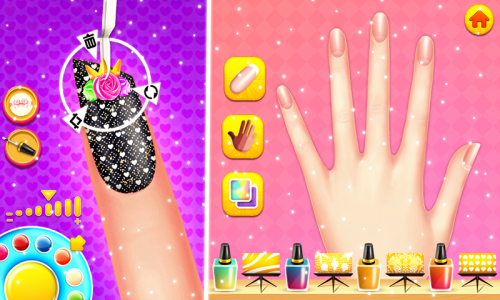 اسکرین شات 2 بازی Acrylic Nails Games for Girls