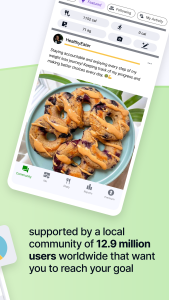 اسکرین شات 2 برنامه Calorie Counter by fatsecret