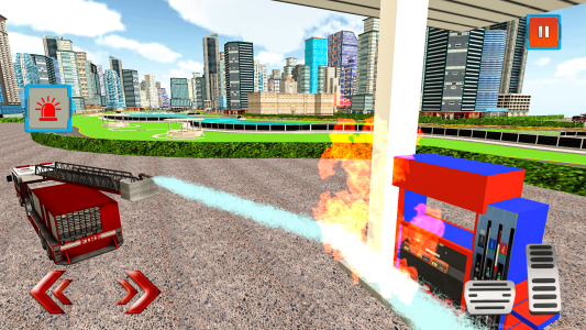 اسکرین شات 4 بازی American Fire Truck Simulator