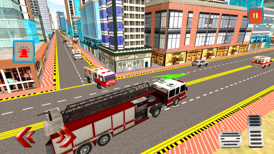 اسکرین شات 1 بازی American Fire Truck Simulator
