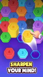 اسکرین شات 1 بازی Hexa Color: Sorting Puzzle