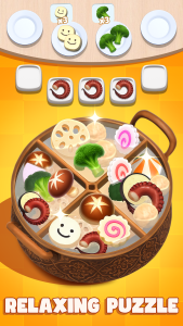 اسکرین شات 2 بازی Hotpot Frenzy: Food Sort